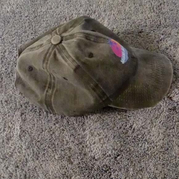 Miami Beach Distressed Strapback Ball Cap - Picture 3 of 6